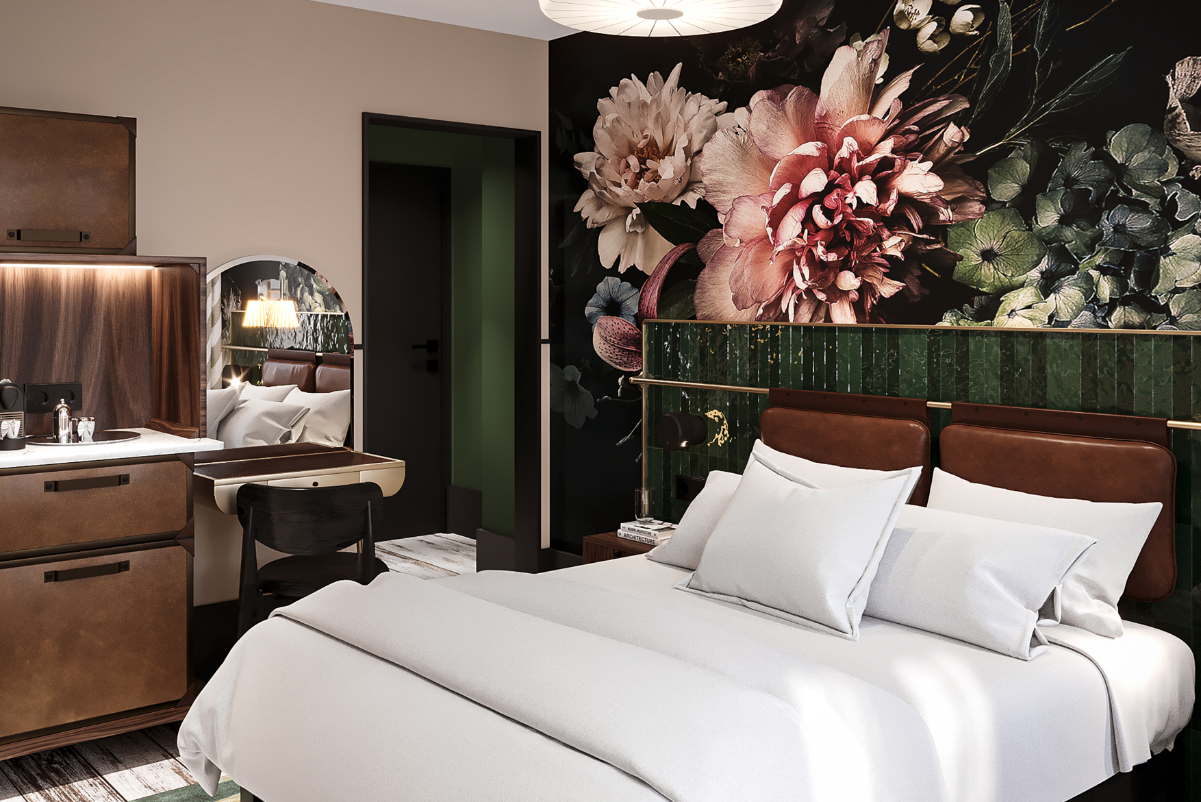 A guest room at Hotel Les Capitouls Toulouse Centre, part of Accor's new Handwritten Collection. Source: Accor.