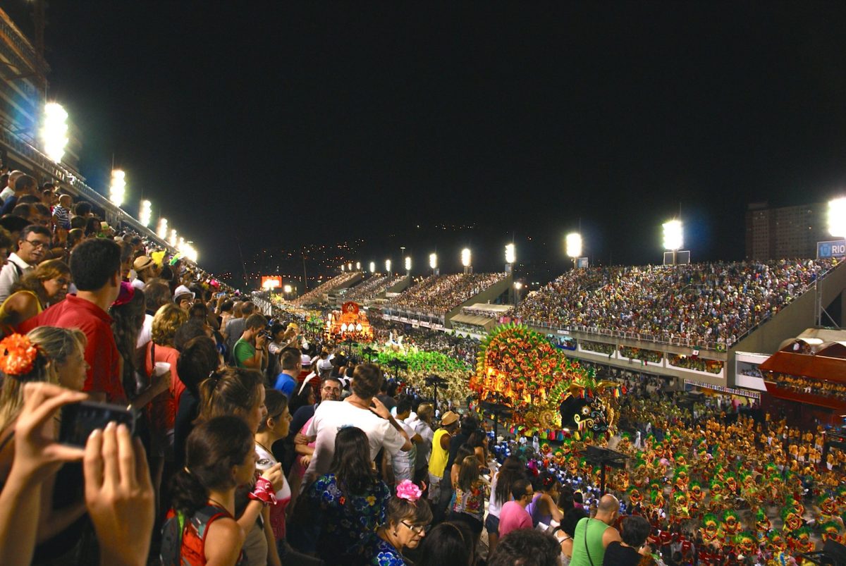 Sambadrome in Rio de Janeiro during Carnival. Source: 