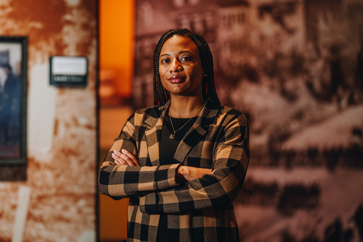 Dr. Stephanie Lampkin has served as the curator of the National Underground Railroad Freedom Center in Cincinnati since June 2021.