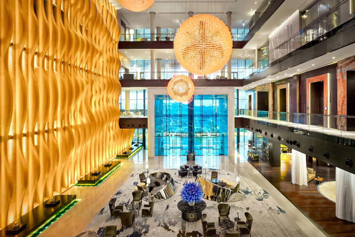 The lobby of the Grand Hyatt Abu Dhabi. Source: Hyatt.