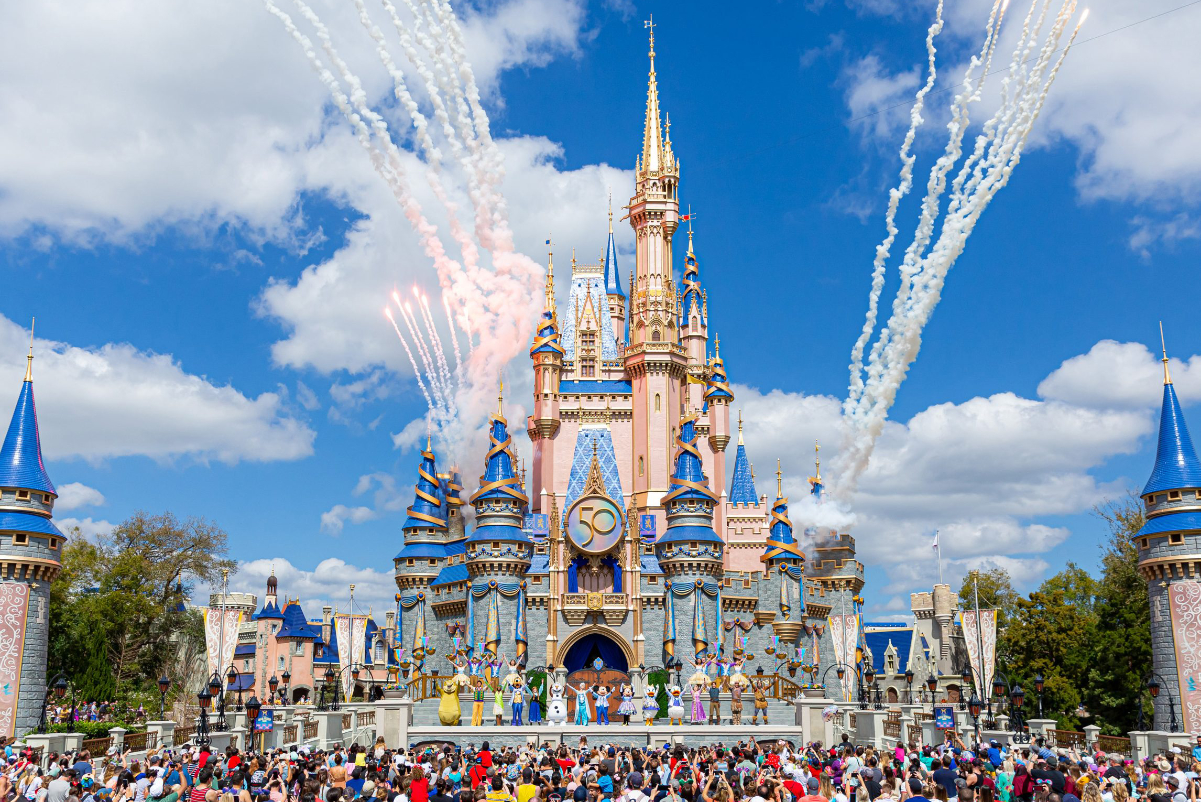 “Mickey’s Magical Friendship Faire” took place at Magic Kingdom Park at Walt Disney World on the 50th anniversary of the resort. Photo by Courtney Kiefer. Source: Walt Disney Co.
