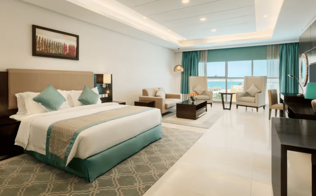 Guest room at Ramada Hotel & Suites by Wyndham Amwaj Islands Manama. Source: Wyndham.