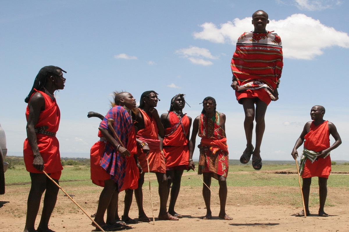 Maasai warriors in Kenya.