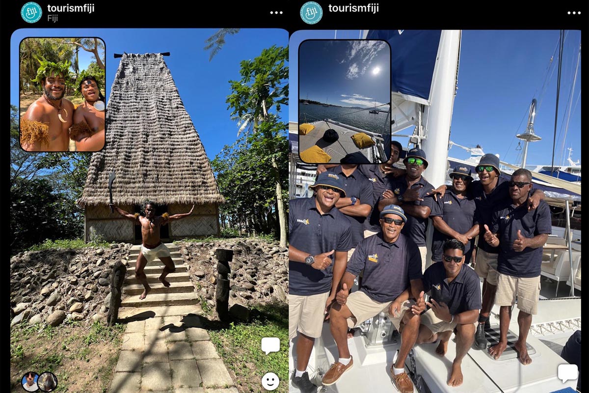Tourism Fiji has used the BeReal app in its marketing efforts. 