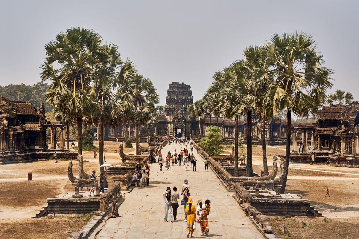 Cambodian is relocating communities living near the famous temple complex Angkor Wat.