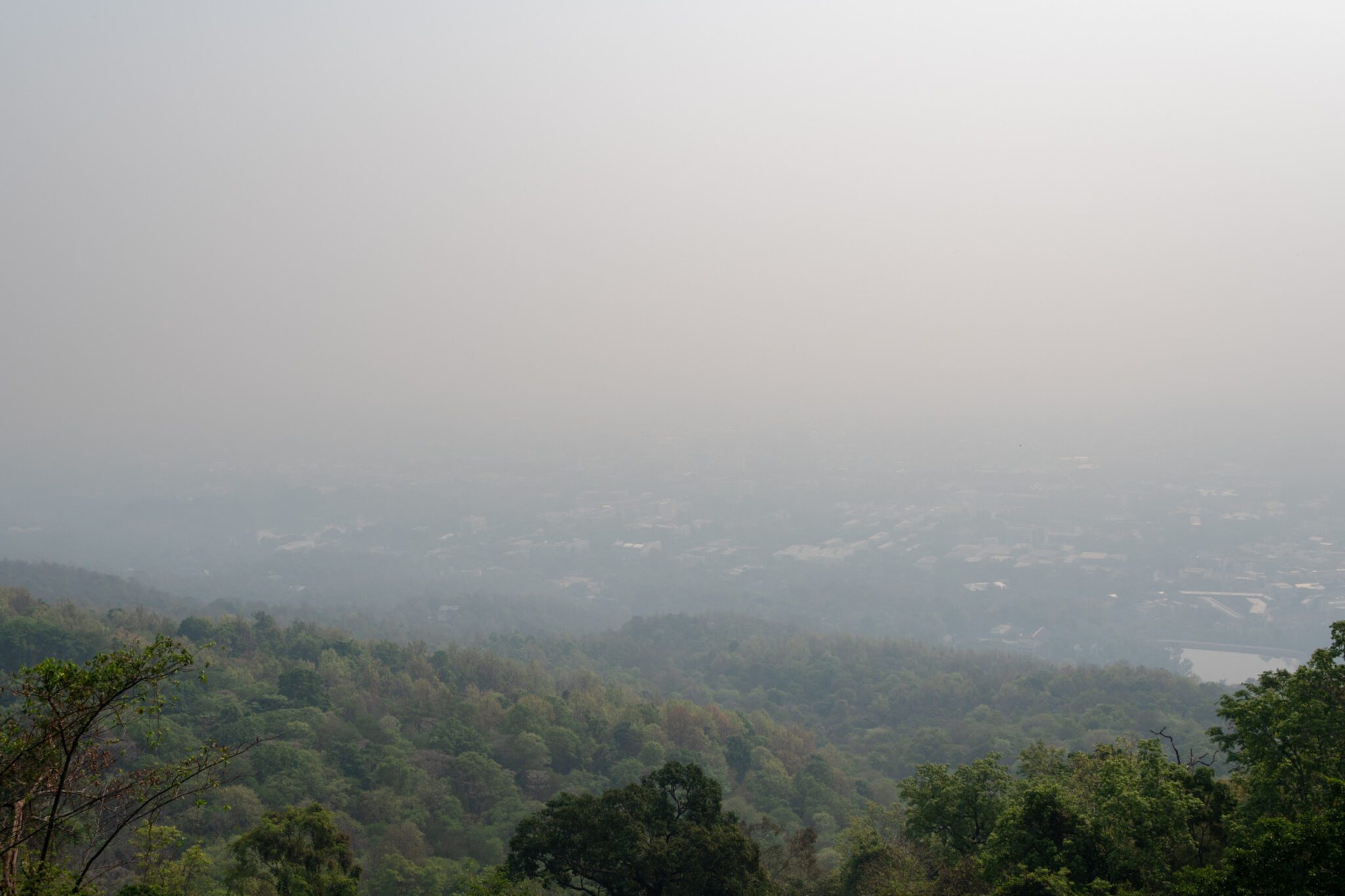 A view of Thailand's Chiang Mai city, amid air pollution. Source: Reuters