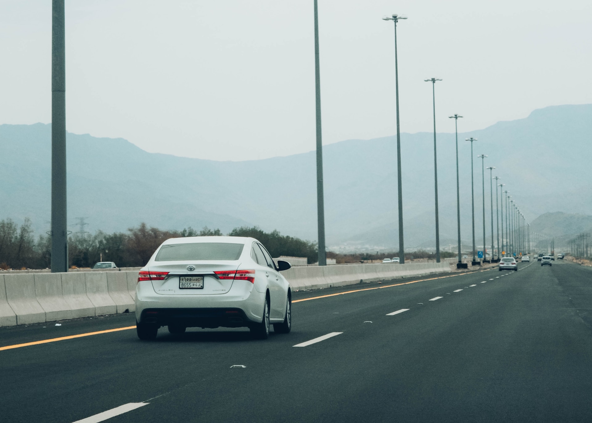 Lumi plans to open a showroom in Jeddah. Pictured is a car on the road in Saudi Arabia. 