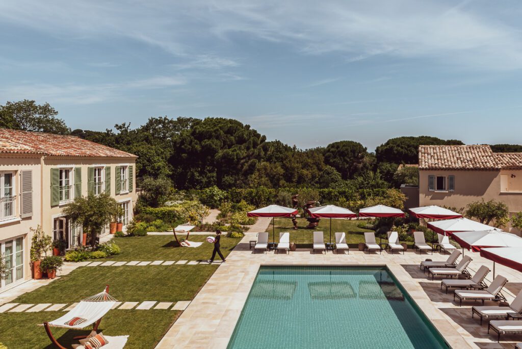At Saint-Tropez’s Lou Pinet, the pool is a main attraction. Source: Maison Pariente.