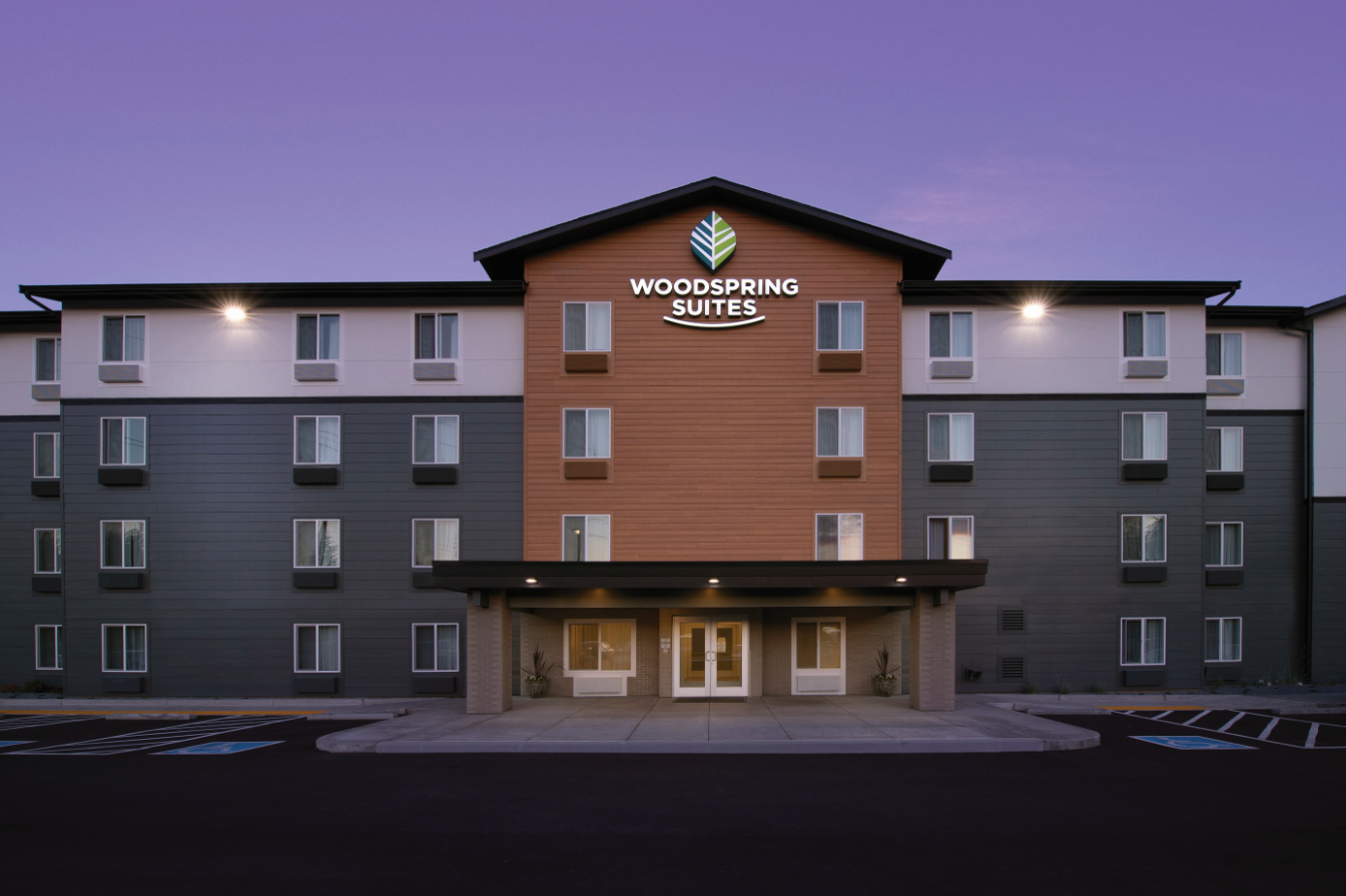A Woodspring Suites in Washington, one of almost 7,500 Choice hotels. Source: Choice Hotels.