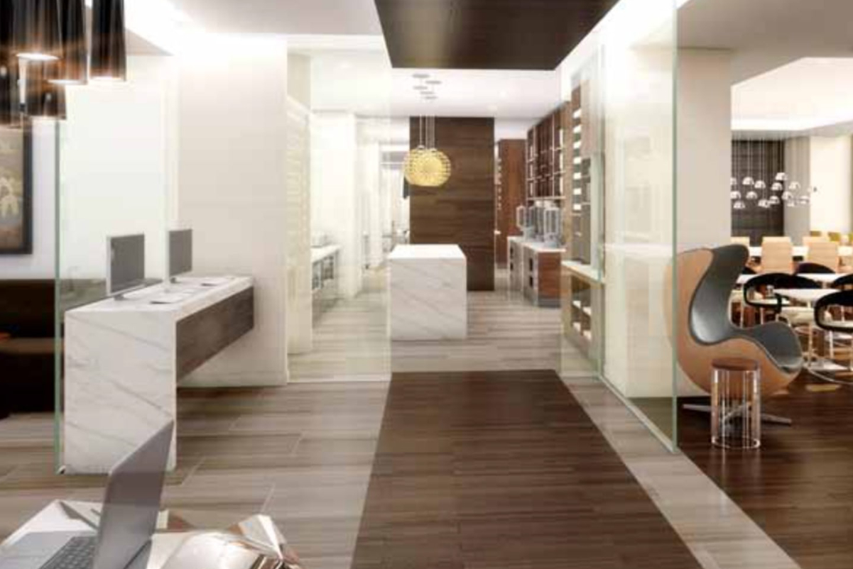 One of Hilton's conceptualization areas for new amenities and fixtures at its McLean Innovation Gallery in McLean, Virginia. Source: Hilton.