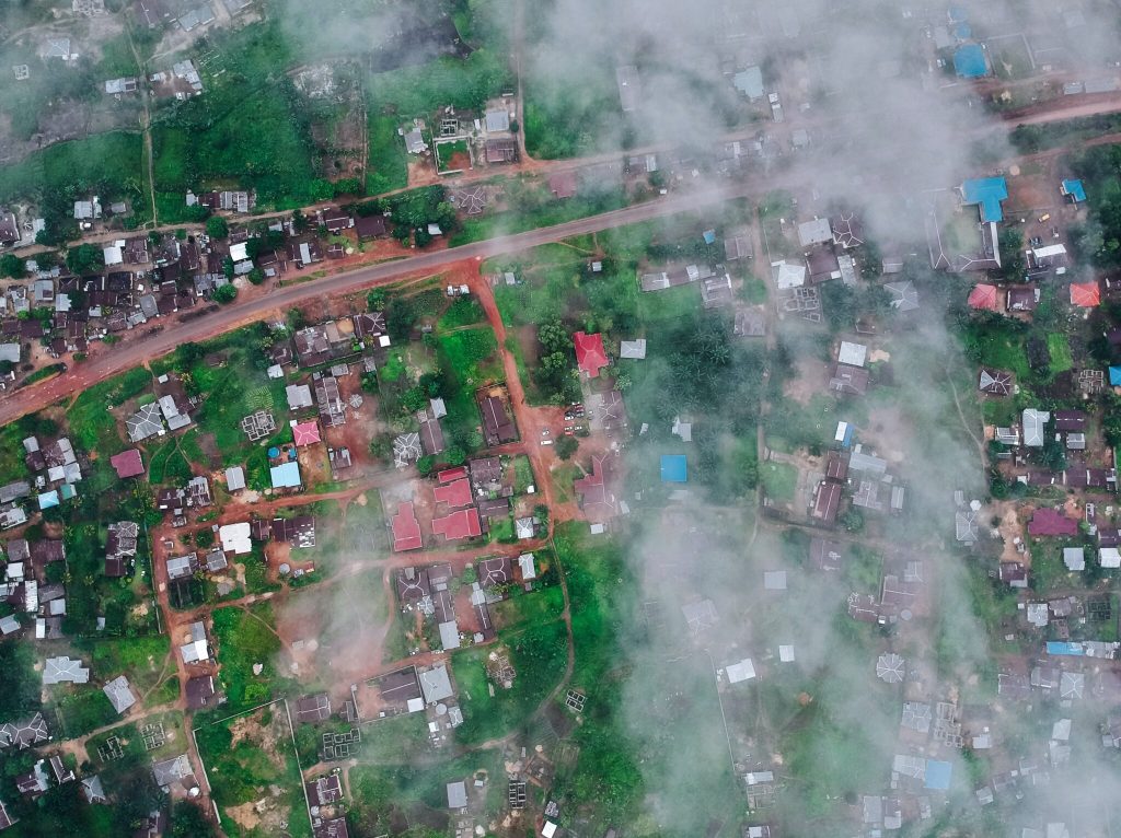 Bo, Sierre Leone from above. Unsplash.