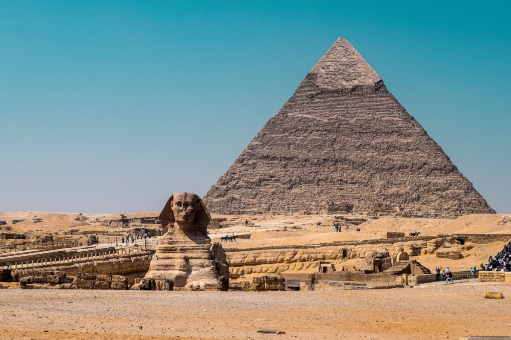 Pyramids of Giza. Source: Nada Habashy, Unsplash.