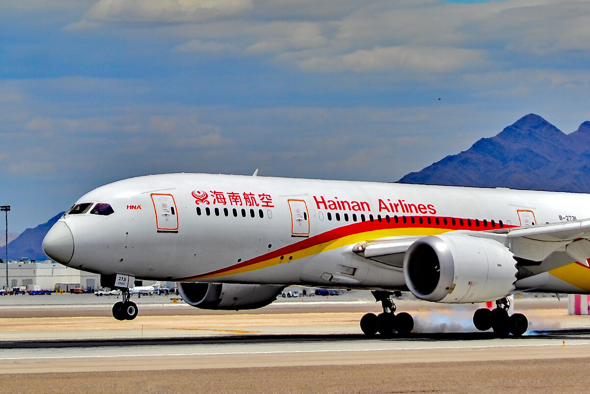 Chinese carriers - like Hainan Airlines - are upping flights to Spain.
