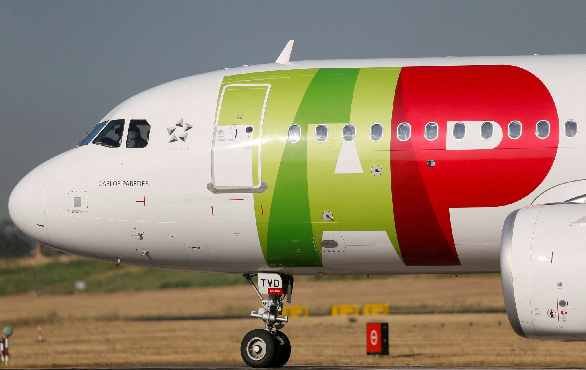 A TAP Air Portugal aircraft. 