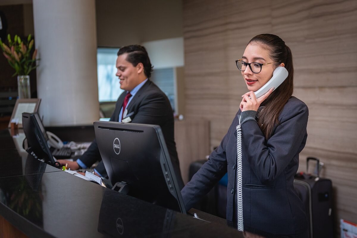 Hotel staff workers