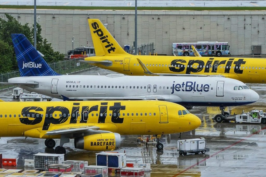 Spirit and JetBlue