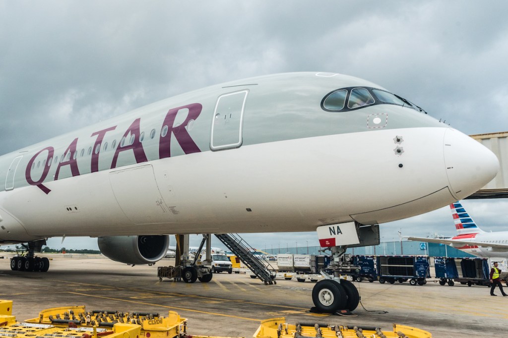 Qatar and American planes in Philadelphia