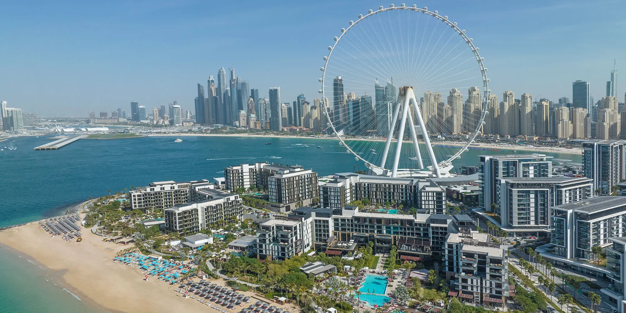 Bluewaters Island, the government-owned development housing the new Banyan Tree Dubai