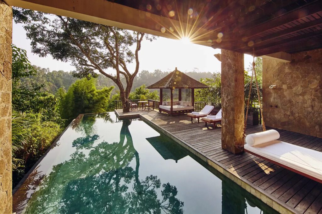 The Como Shambhala Estate, a luxury resort in Ubud, Bali. Source: Como Group.