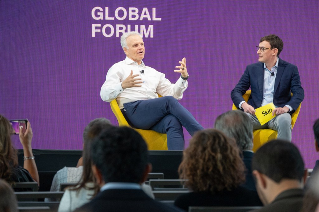 Breeze Founder CEO David Neeleman at Skift Global Forum