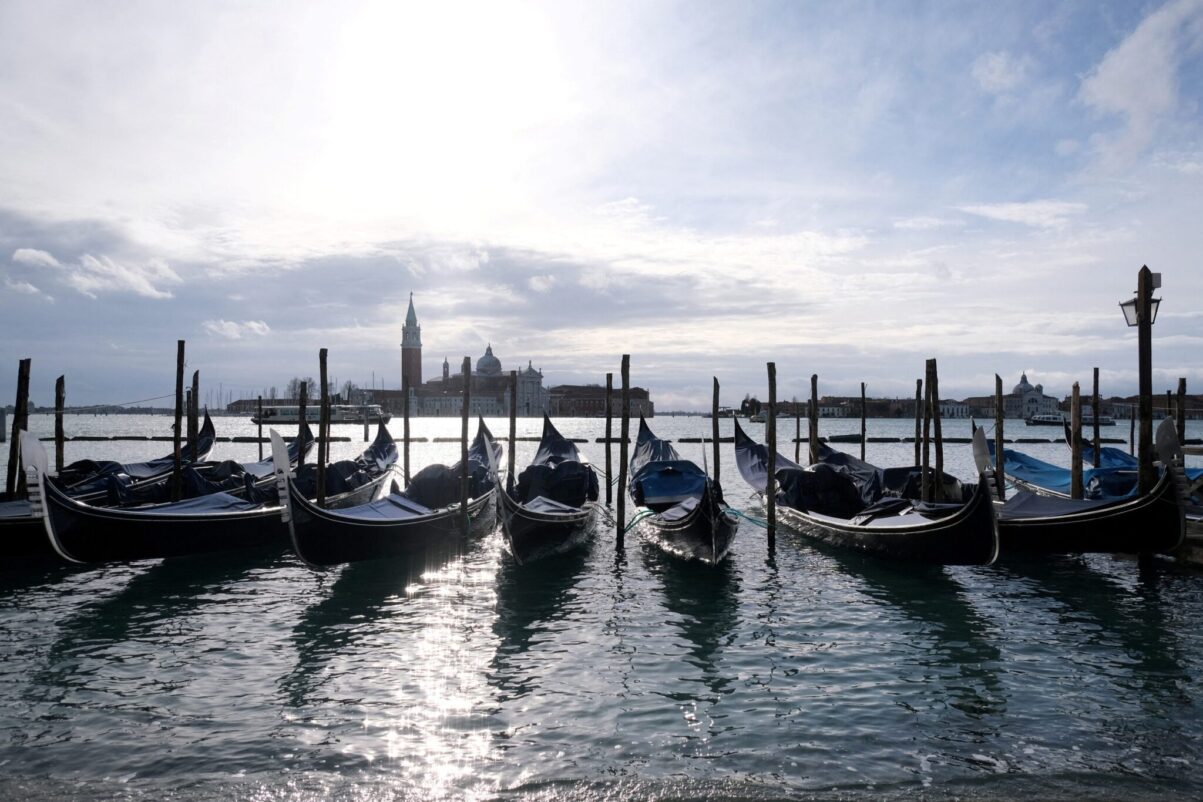 View of Saint Mark's Basin in Venice, Italy, January 31, 2021. Photo by Manuel Silvestri. Source: Reuters.