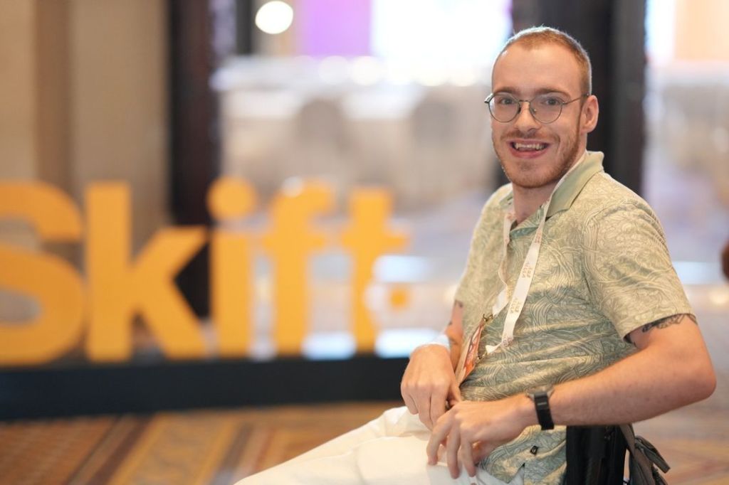 Middle East Reporter at Skift, Josh Corder in attendees at Skift Global Forum East 2022.