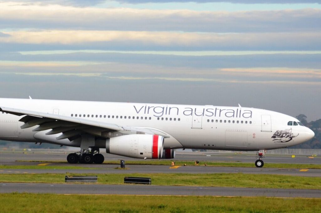 A Virgin Australia plane