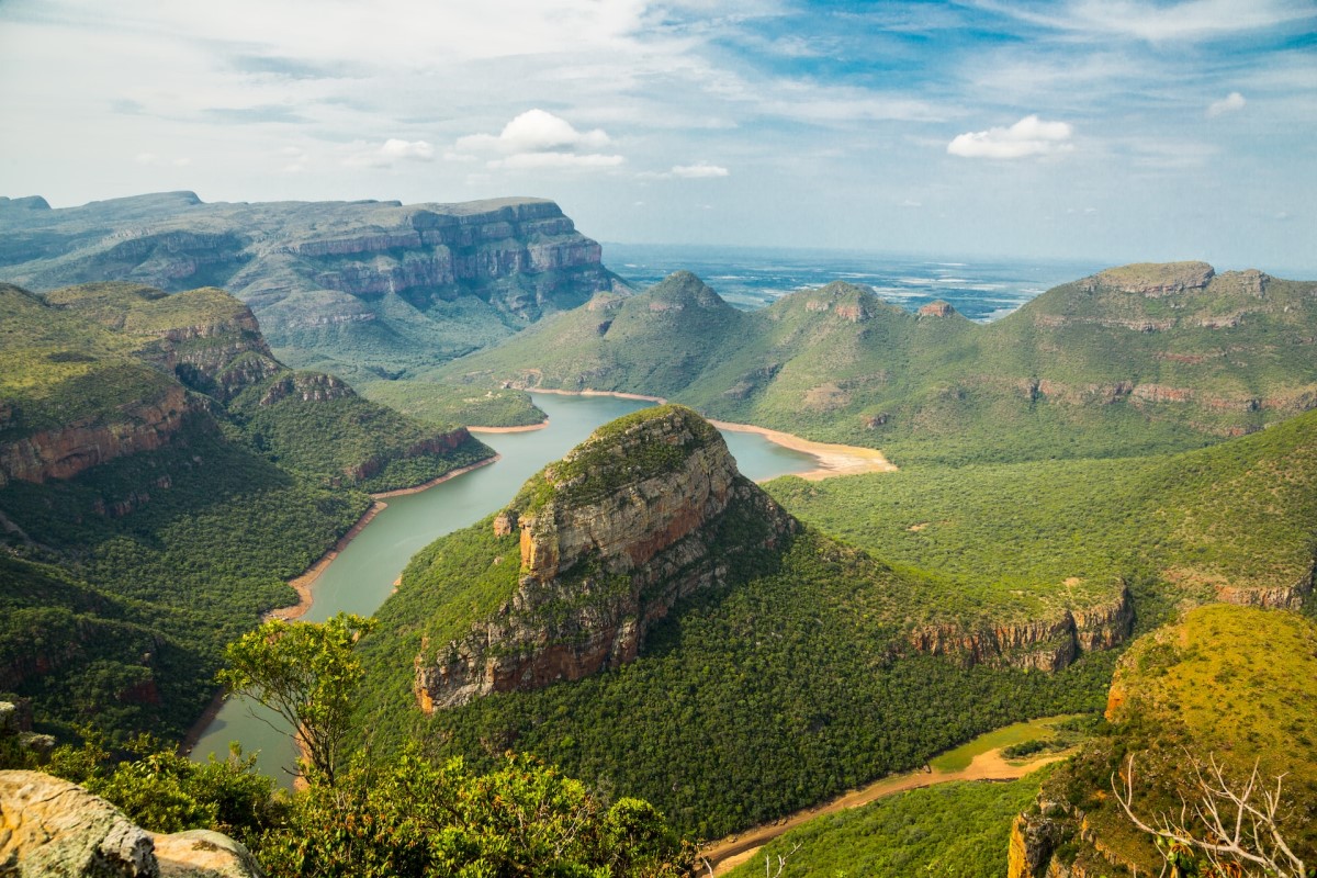 A view of Blyde River Canyon, in Hoedspruit, South Africa. Source: Unsplash