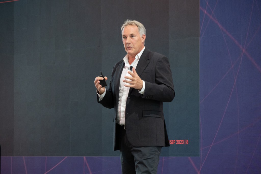 Gary Morrison, Hostelworld CEO at Skift Global Forum 2023: Source: Skift