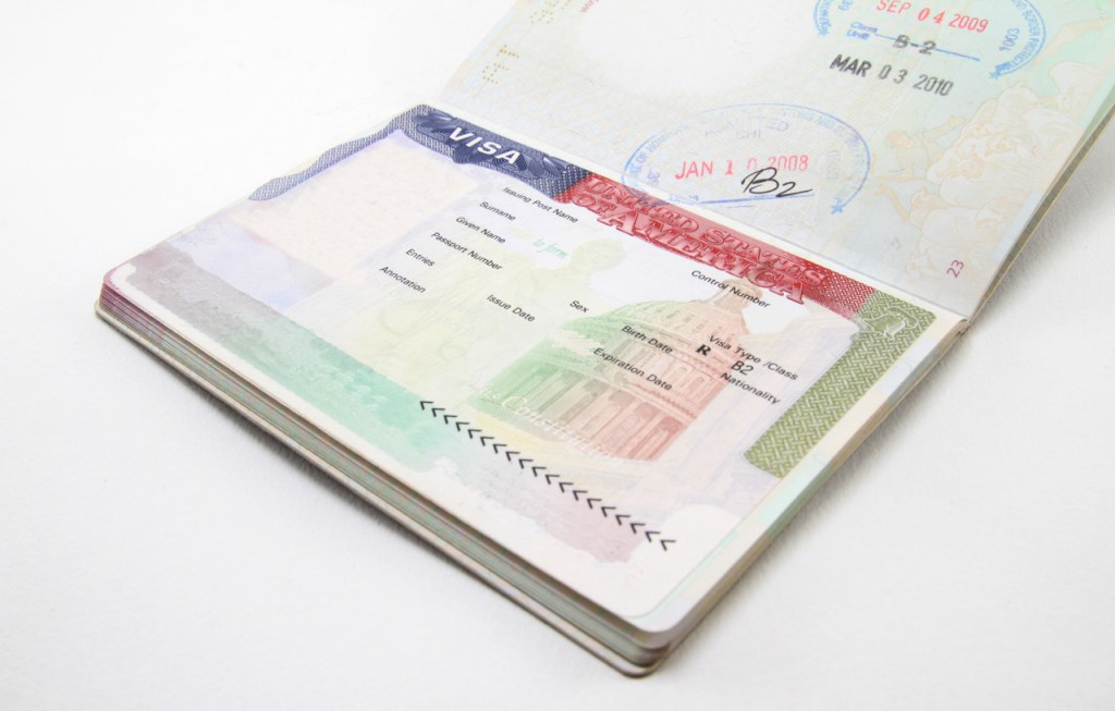 A U.S. visitor visa