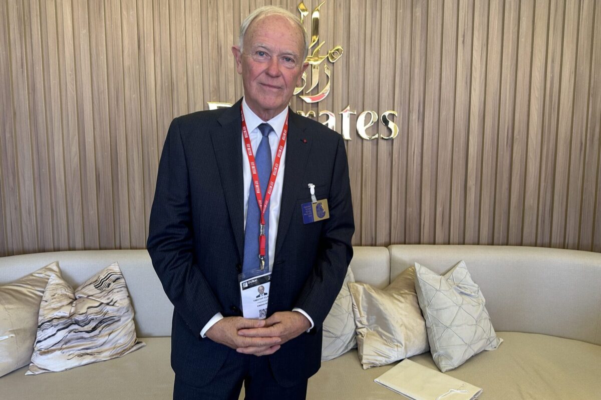 Emirates President Tim Clark at the Dubai Airshow 2023.