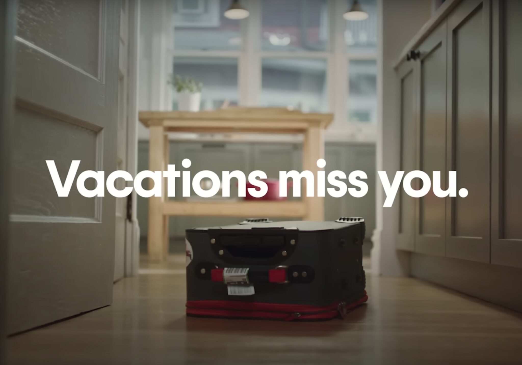 A Tripadvisor ad, Vacations Miss You. Source: Tripadvisor
