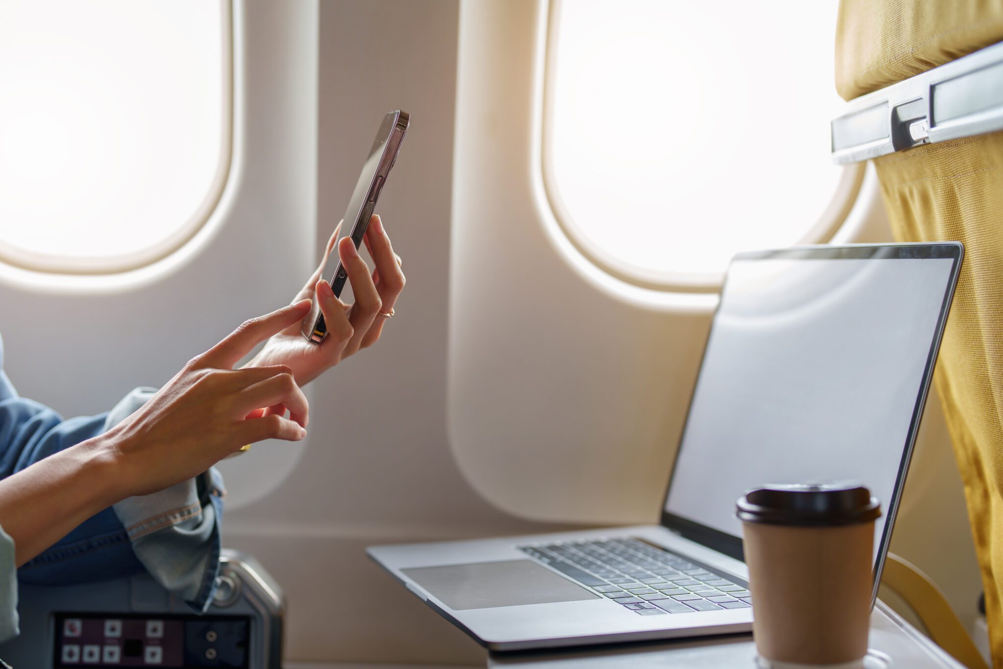 Travelers might be able to benefit from faster Internet connections while flying.