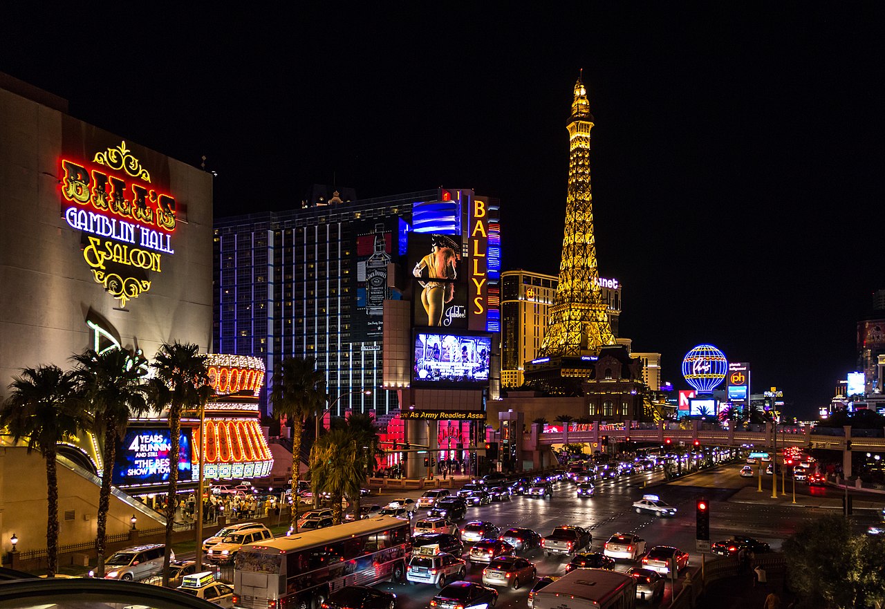 A file photo of the Las Vegas Strip, where many hotels charge resort fees. Source: Dietmar Rabich, Wikimedia https://commons.wikimedia.org/wiki/File:Las_Vegas_(Nevada,_USA),_The_Strip_--_2012_--_6232.jpg