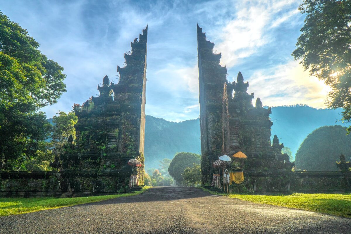 The Handara Gate in Bali, Indonesia.