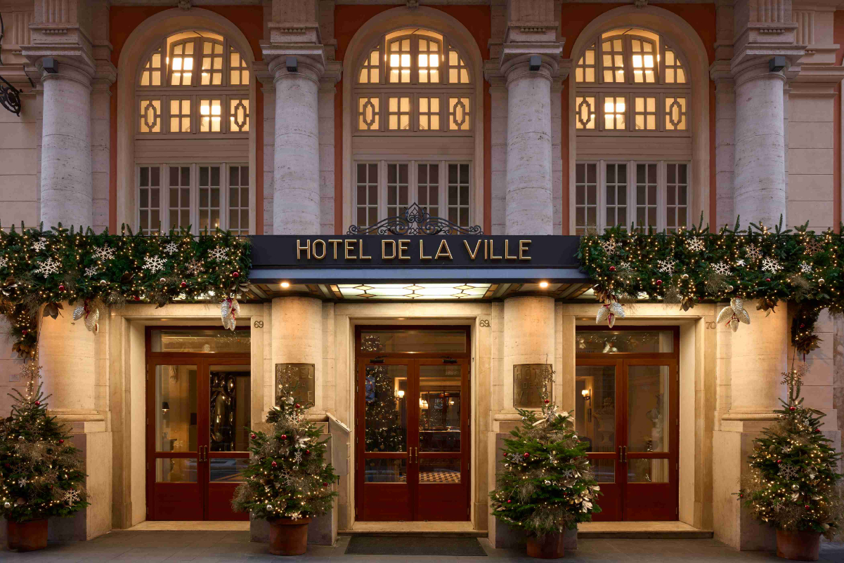 Exterior of the Hotel de la Ville, in Rome, Italy, which is owned by luxury hotel group Rocco Forte. Source: Rocco Forte Hotels