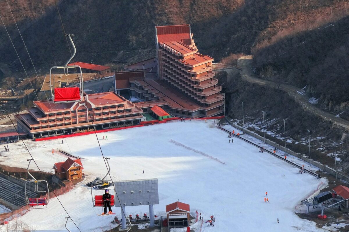 Masikryong Ski Resort in North Korea.