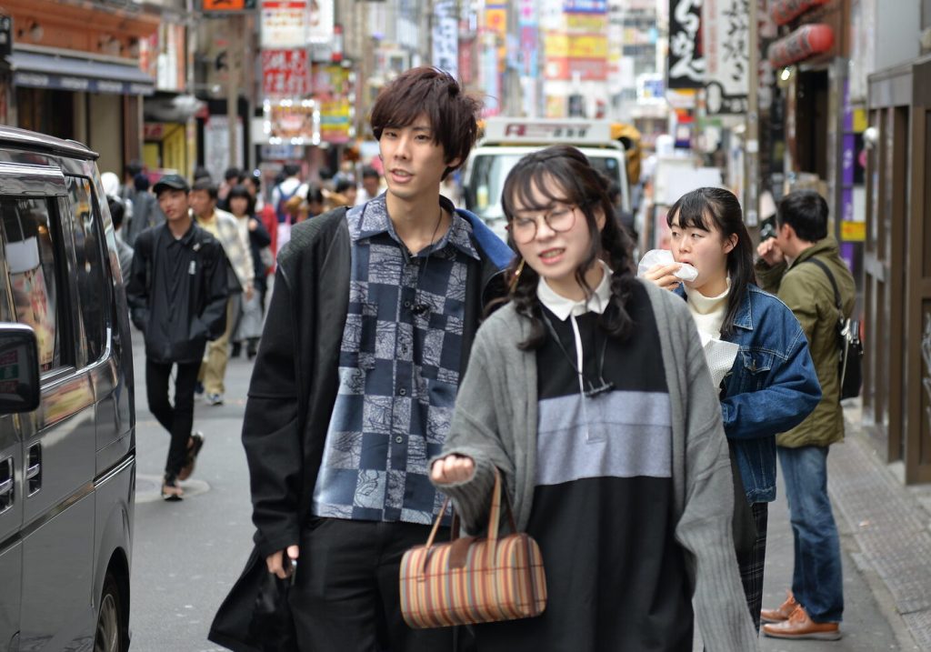 Chinese tourists in Tokyo