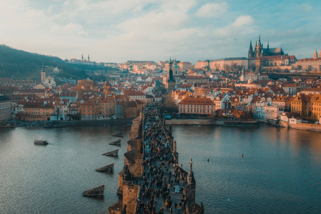 Prague bridge