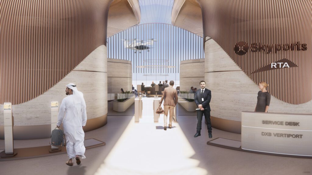 Dubai skyport render