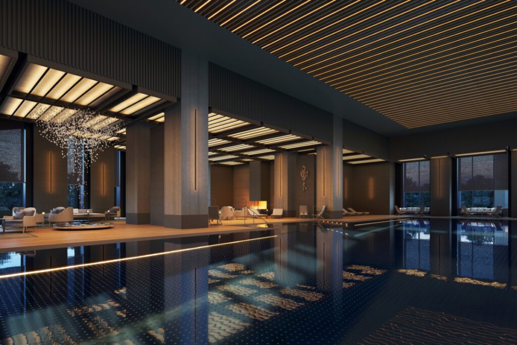 An indoor swimming pool at Janu Tokyo, Japan - Spa & Wellness, Pool