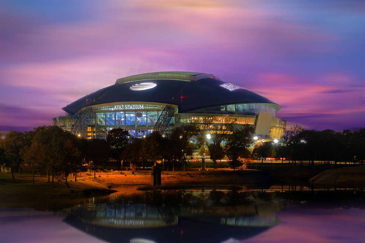 AT&T Stadium in Arlington, Texas. Credit: Adobe Stock