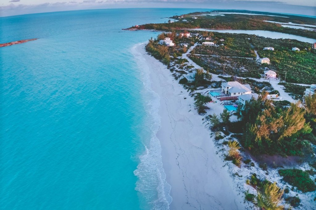 Cancer Beach at the Exuma, Bahamas