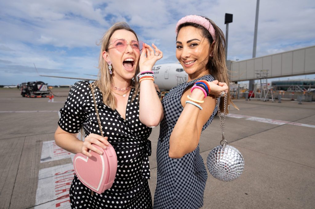 Taylor Swift fans at Brisbane Airport