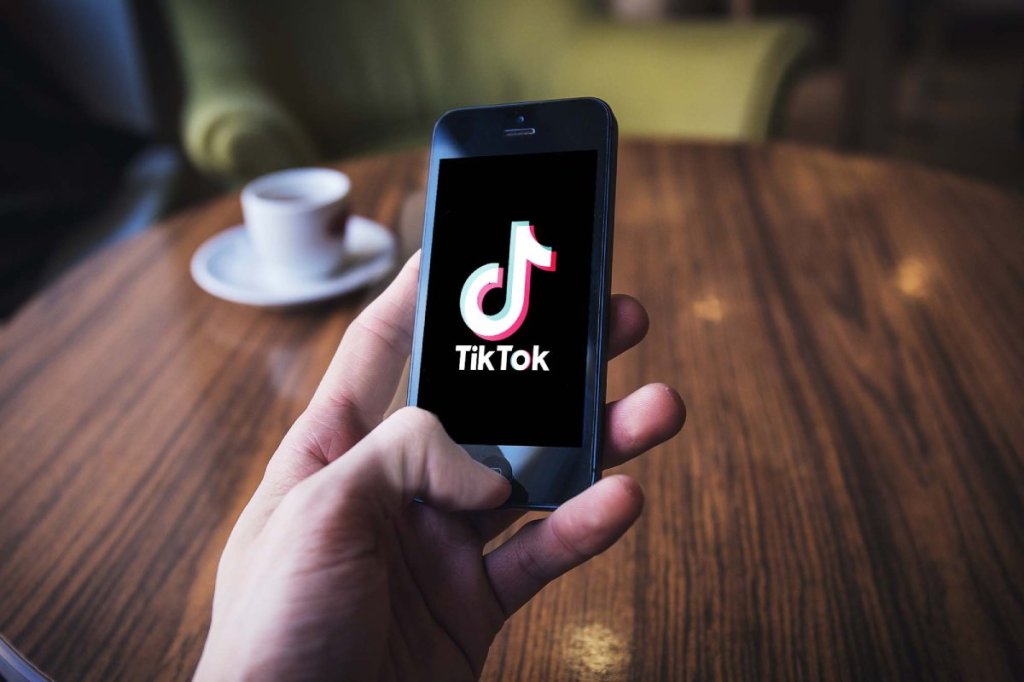 TikTok on mobile phone