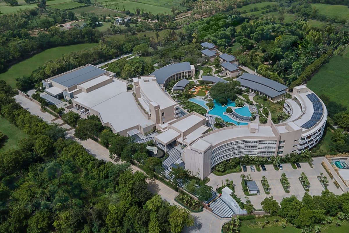The 158-key Courtyard by Marriott Aravali Resort opened in June 2022. 