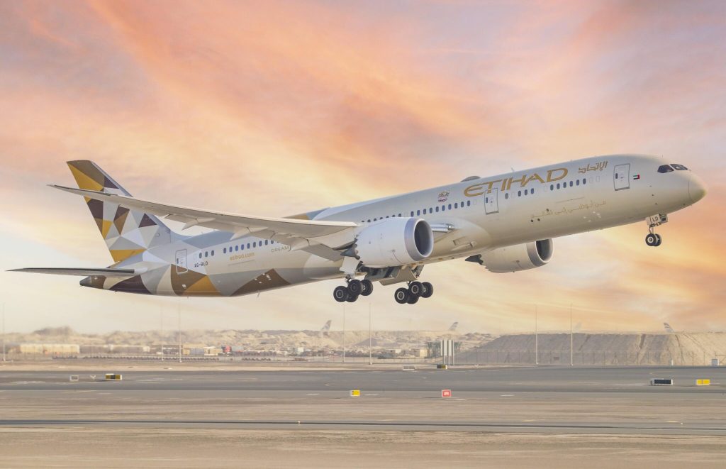 Etihad B787