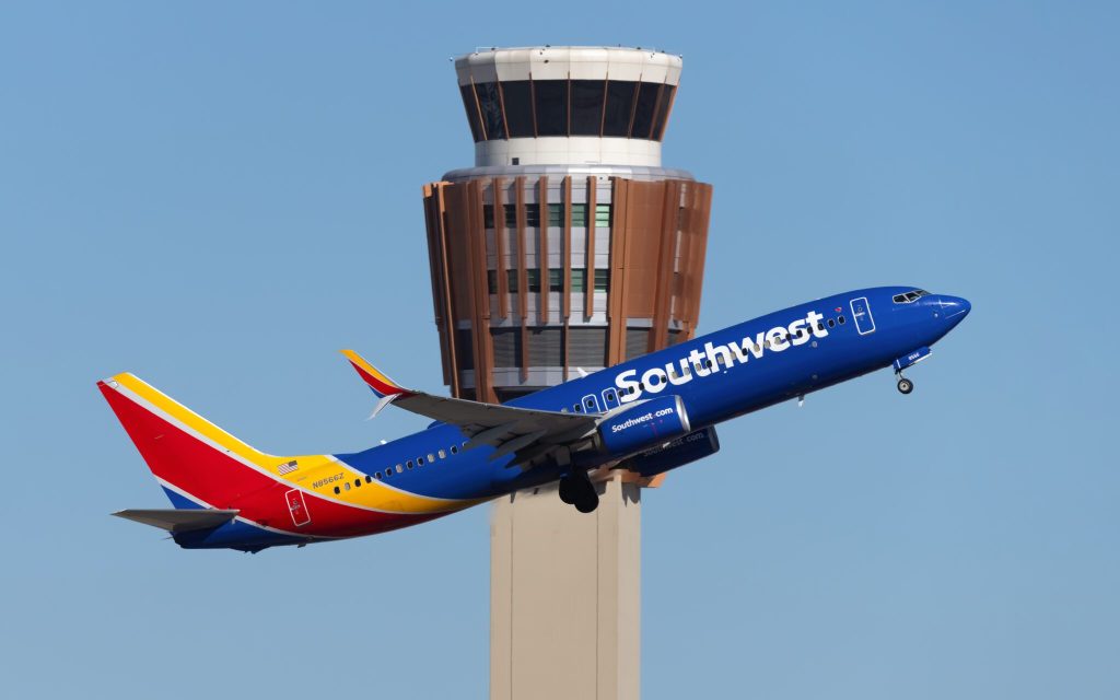 A Southwest Airlines Boeing 737-800