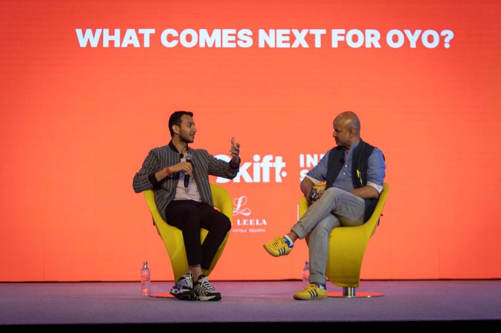 Skift India Summit: Oyo is currently focusing on delivering good earnings results, said CEO Ritesh Agarwal.