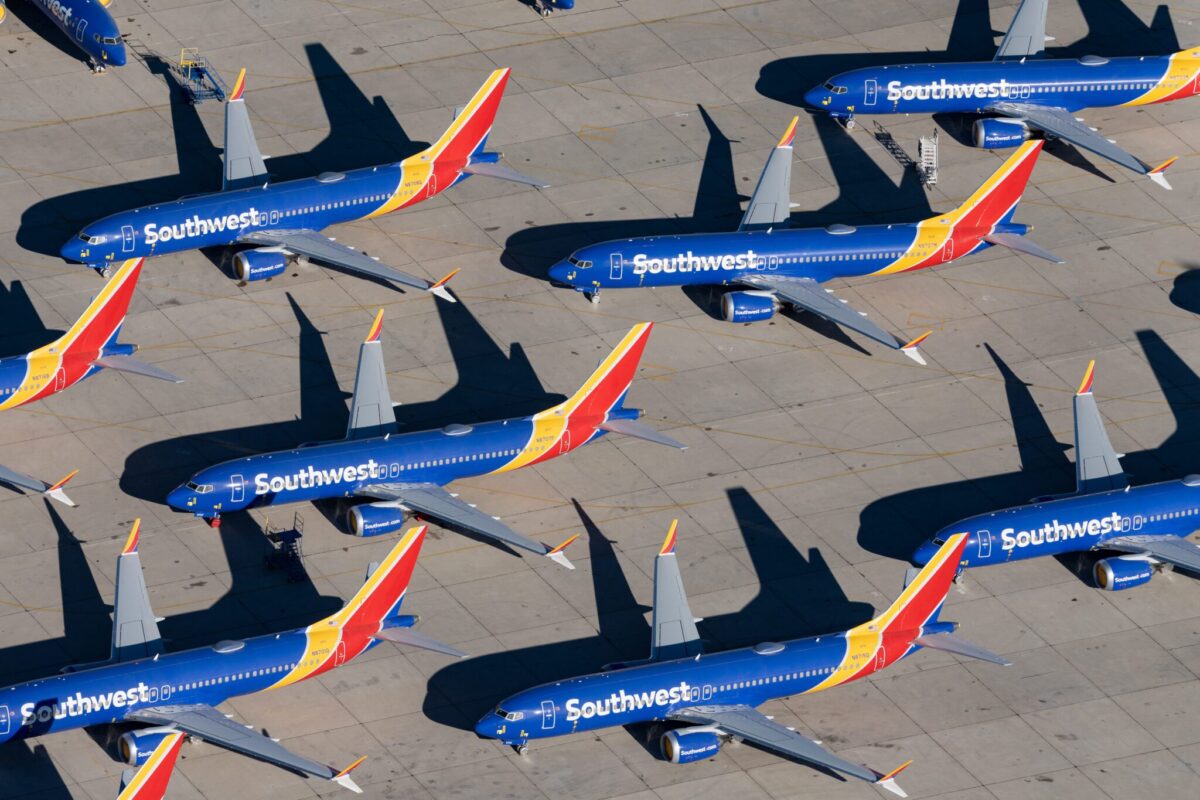 Southwest Airlines Boeing 737 MAX 8s